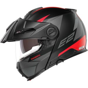 Schuberth - E2 Defender - Systeemhelm - Zwart Rood