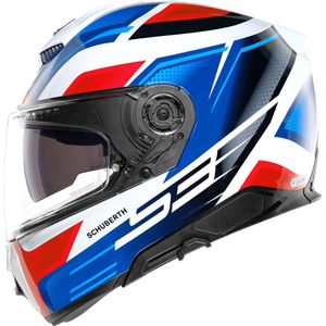 Schuberth - S3 - Integraalhelm - Blauw/Rood - Glasvezel/Fiber Mix