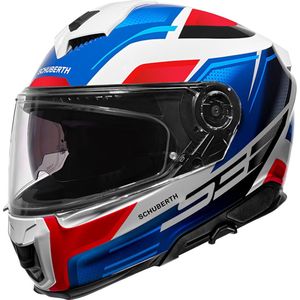 Schuberth - S3 - Integraalhelm - Blauw/Rood - Glasvezel/Fiber Mix