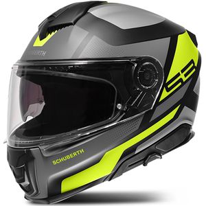 Schuberth S3 Daytona Zwart Geel Integraalhelm - Maat XS - Helm