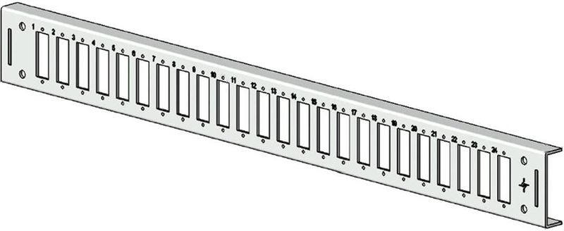 Telegärtner - Voorkant - Server Accessoires - Grijs - Materiaal Kunststof