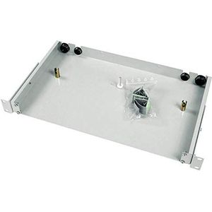 TELEGÄRTNER 19" Glasvezelbehuizing - Grijs - 1 HE - Zonder Frontpaneel