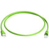 Telegärtner MP8 FS500 Patchkabel Cat.6A ISO grün 1m