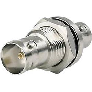 BNC-Connector - Verchroomd Messing - Hoogwaardige Verbinding - Betrouwbare Signaaloverdracht