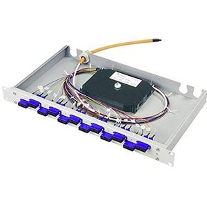 Telegärtner 19" glasvezel patchpanel basis eco 1U - Patchpanel (Lasdoos), Netwerk accessoires