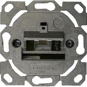 Telegärtner 100022960 Netwerkdoos Inbouw (in muur) Inzet CAT 6 1 poort