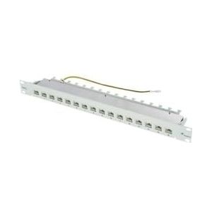 Patchpanel - 19" - Cat. 6A - 16 Poorten - Geschermd - RJ-45