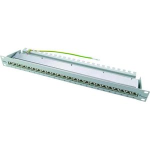 Telegärtner - MPP24-HS K - Patchpaneel - Zwart - RJ-45 x 24 - 1U - 48,3 cm
