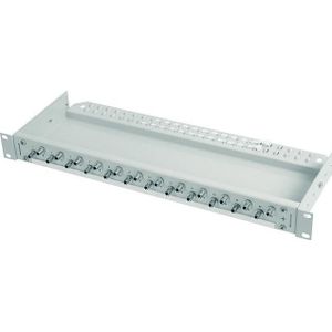 Telegärtner Rangeren Vert. Economy V 1HE w. 24xSCD koppeling H02030, Server accessoires, Beige