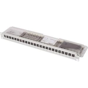 Telegärtner - TG 19 Module Rek - 1 U - Grijs - Inclusief 24x AMJ-S Module Cat