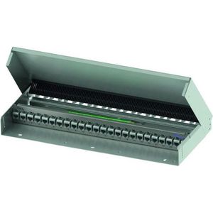 Telegärtner 100021514 24 poorten Netwerkpatchpaneel Zuiver wit (RAL 9010) Niet ingericht