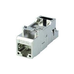 Telegärtner - J00029A4001 - RJ45 Module - Zwart - Zinkdrukgietwerk