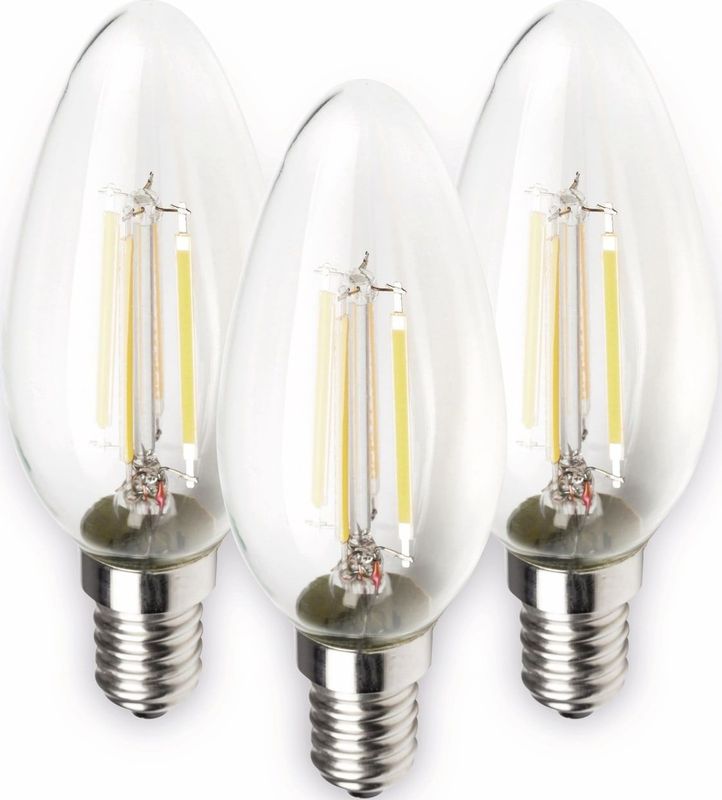 MÜLLER-LICHT LED-Lampe 400291, E14, EEK: E, 4 W, 470 lm, 2700 K, 3 Stück