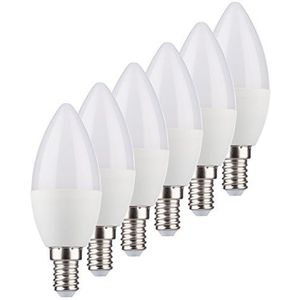 Müller-Licht Kaarsvorm LED-lampen met speciale functie, polycarbonaat, 5,5 W, wit, 6
