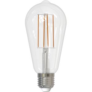 MÜLLER-LICHT Retro LED ST64 zuigervorm E27, 7,5 W vervangt 60 W, nostalgisch warm wit licht (2700 K) voor een gezellige sfeer, 806 lm, dimbaar, levensduur 15000 uur