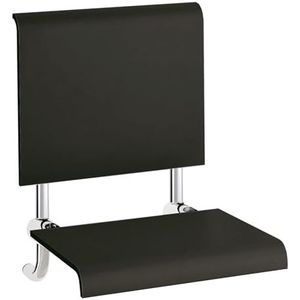 Emco 355121201 inhangstoel systeem 2 met kunststof zitvlak, zwart/verchroomd