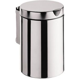 Emco - System 2 - Afvalemmer - Rond - Edelstaal - 3 Liter