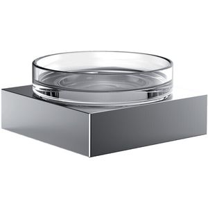 Emco - Liaison - Zeephouder - Chroom - Helder Kristallen Zeepschaal