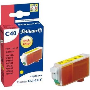Pelikan CLI-521Y - Inktcartridge / Geel