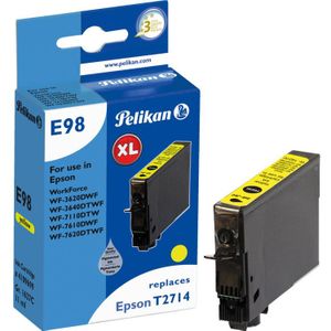 Pelikan Inktcartridge geel E98 (4109699) inkt Compatibel met Epson T2714