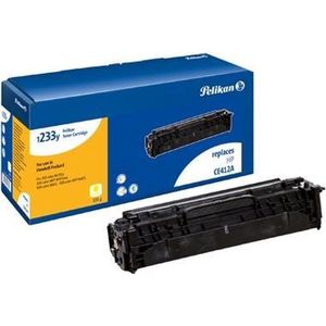 Pelikan - Hp Ce412a Toner - Geel - Compatibel met HP LaserJet Pro