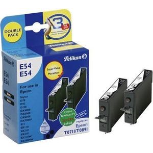 Pelikan T071140 - Inktcartridge / Zwart / 2pack