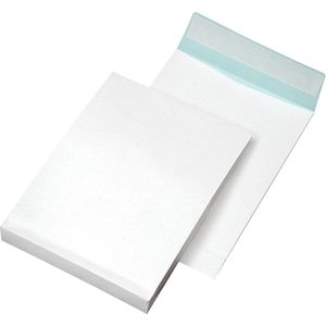 Faltenversandtasche mit Klotzboden und Haftklebung, C4, 100 Stück