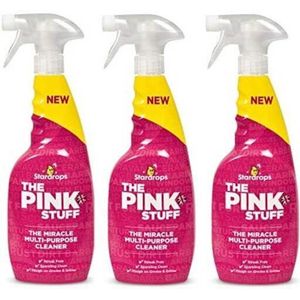 The Pink Stuff - 3x 750 ml - HET Wonder Schoonmaakmiddel - The Miracle Allesreiniger - Bekend van TV