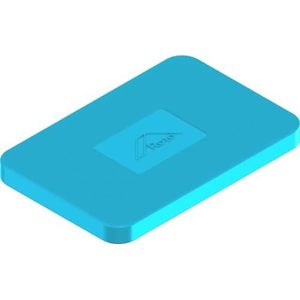 Roto/Gluske afstandspalettensysteem DISKOKLICK onderlegplaat | 53 x 170 x 2 mm | kleur blauw | 250 stuks