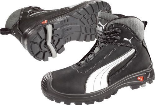 PUMA Sicherheitsstiefel Cascades Mid Größe 43 schwarz / weiß - 63.021.0-43