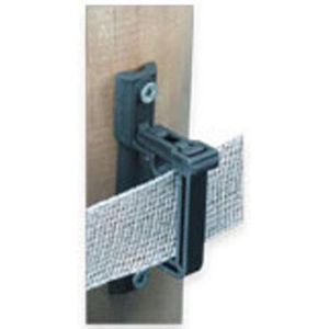 Lint- en koordisolatoren voor paardenweideomheining easy tap zwart x75