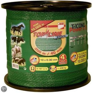 Ako Lint Groen Topline 40mm 200mtr.