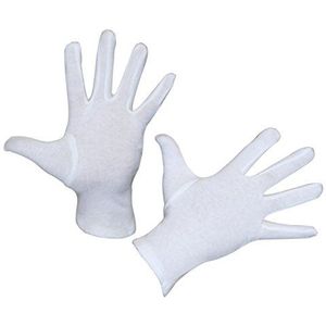 Kerbl 297496/6 katoenen handschoen Dermatex, 6-pack, gebleekt, maat 12