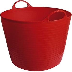 Junai.nl - FlexBag - Mand - Rood - 42 Liter - Flexibel Kunststof