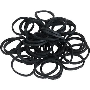 Elastiekjes Rubber Zwart