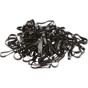 Excellent Elastiekjes – Haarstyling voor jouw paard – Geschikt voor paarden – Silicone – 500 Stuks - Zwart