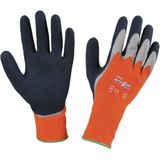 Kerbl 297675 XA325 Activ Grip fijn gebreide handschoenen polyester/katoen, maat 11, oranje
