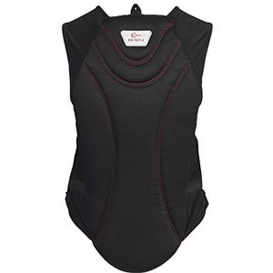Covalliero Kid's ProtectoSoft Back Protection Vest - Zwart, Large