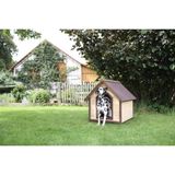 KERBL PET 81349 Multiplex Hondenhok voor alle seizoenen, 100 x 83 x 94 cm