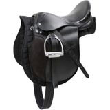 Kerbl Reitsattel Leder Schwarz 32197