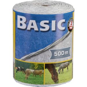 Kerbl - Basic - Schrikdraad - Wit - Kunststof en Metaal - 500 m