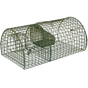 HPC Rattenval Inloop Levend - 2 Vangkamers - 41x24.5x17 cm - Groen