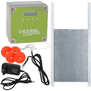 Kerbl Hobbyfarming Automatische schuifdeur voor kippenhokken 40x43cm kippen