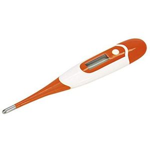 Kerbl 2137 koortsthermometer, waterbestendig, flexibele sonde, 10 seconden meettijd