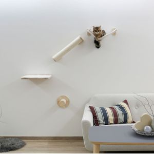 Kerbl Pet klimwand Alpen voor katten 4-delige set kattenaccessoires