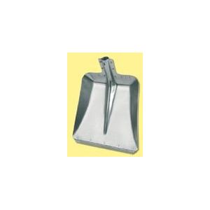 Schep - Plat - Aluminium - Gegalvaniseerde Slagrand - Breedte 36 cm