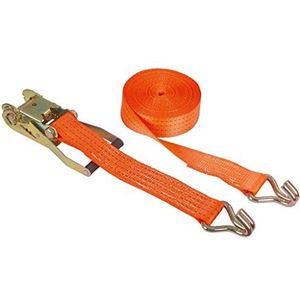 Kerbl Ratelriem dlg. oranje 50 mm / 8 m; sjorkracht 4000 kg