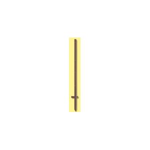 Ako -Metallpfosten fЩr Zune, in РAngle, 115 cm x 2 mm