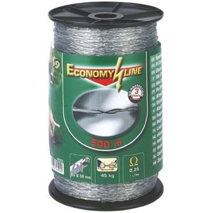 EconomyLine mono draad 500 m, transparant, 2 x 0,5 mm