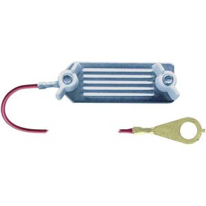 Perel Tools - COR44617 - Afrasteringskabel - Grijs/Rood - Roestvrij Staal - 130cm - 5 Stuks